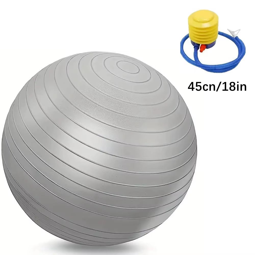 Exercise Ball - Yoga Ball in Multiple Sizes for Workout, Pregnancy, Stability - Anti-Burst Swiss Balance Ball W/Quick Pump