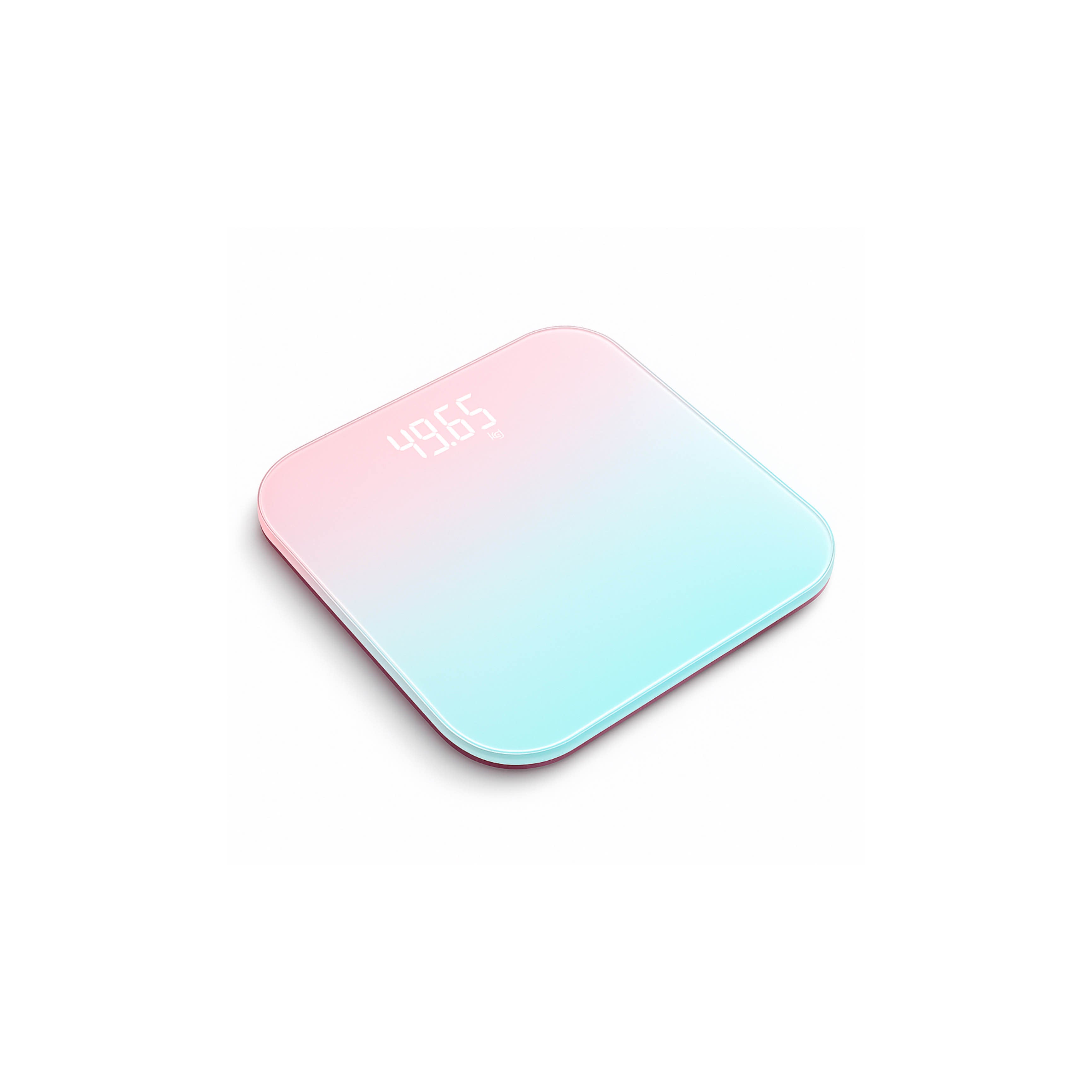 Gradient Color Intelligent LCD Electronic Scale Digital Display Glass Weight Scale Balance Body Electronic Scale for Weight Meas