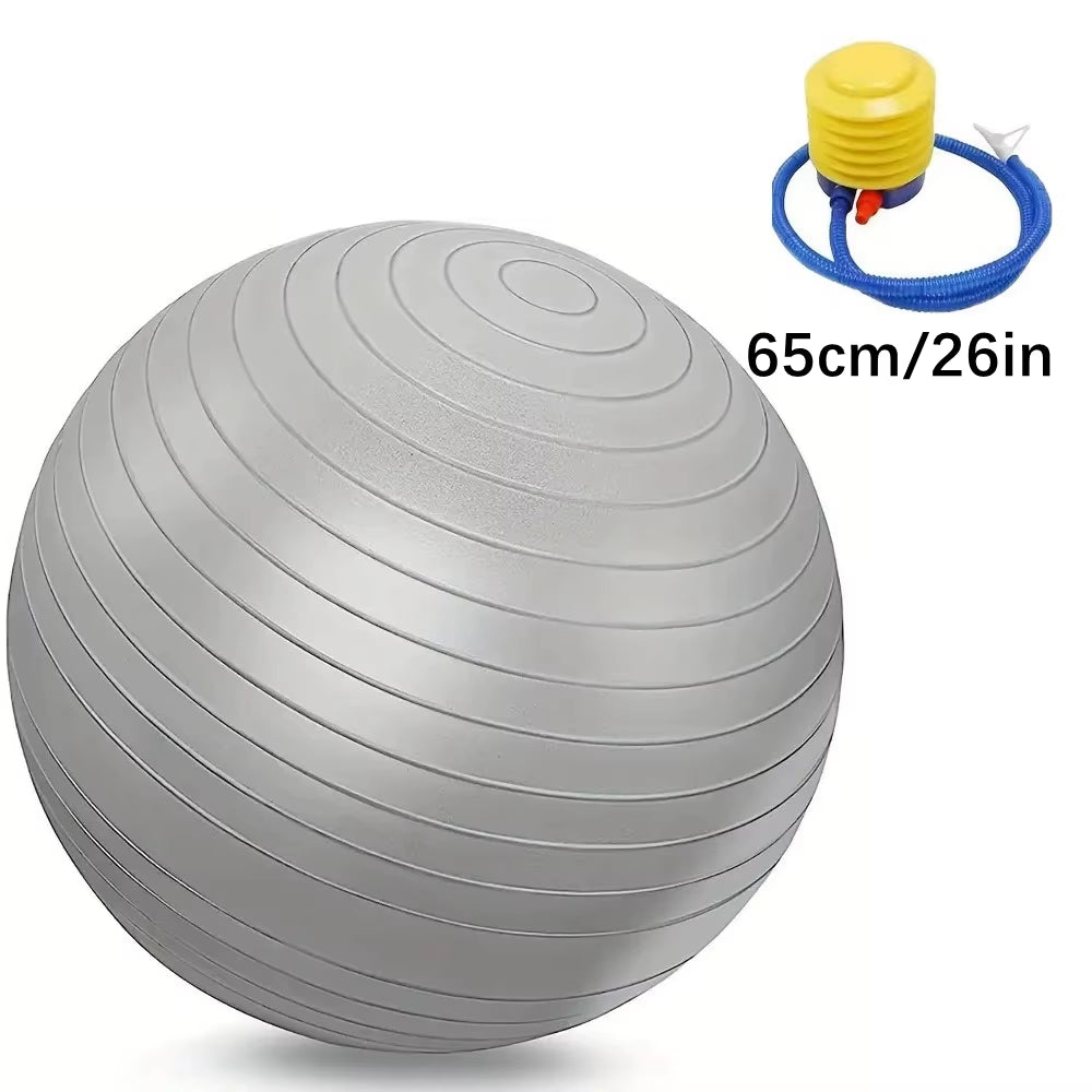 Exercise Ball - Yoga Ball in Multiple Sizes for Workout, Pregnancy, Stability - Anti-Burst Swiss Balance Ball W/Quick Pump