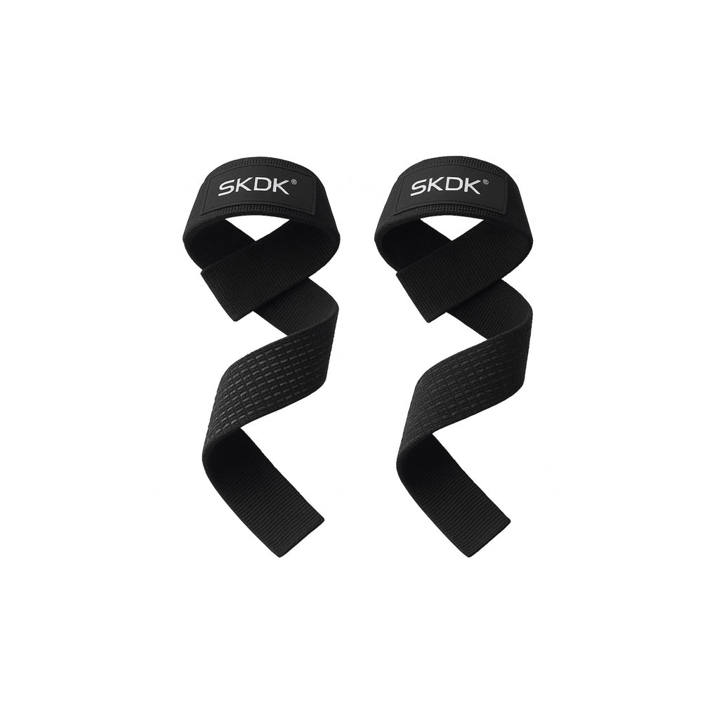 Weightlifting Straps Dropshipping 1 Pair Lifting Wrist Anti-Slip Silicone Strength Training Strap Hand Grips Wrist Support